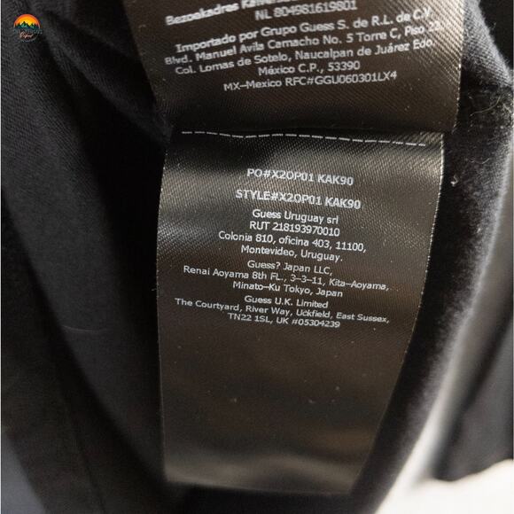 Guess Los Angeles T-Shirt Black Long Sleeve Pullover Crew Streetwear Men's L - Picture 10 of 10